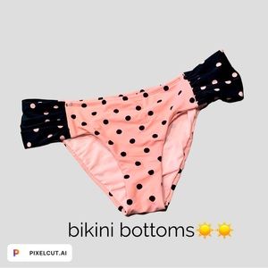 Mix & Match Pieces!! NWOT Cute & Sexy Betsy Johnson Polka Dot Bikini Bottoms Med